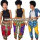 Traditional African Outfits Drawstring African Dashiki Long Pants With Pockets